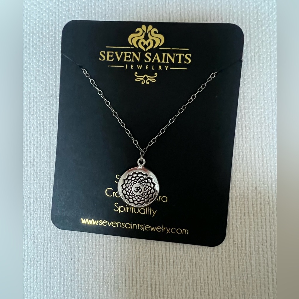 Seven Saints Crown Chakra Healing Necklace